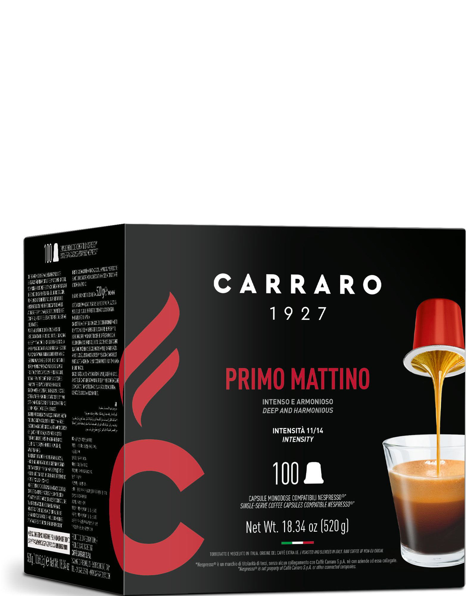 Carraro_caps_nespresso_100_miscele_premium_PRIMO MATTINO
