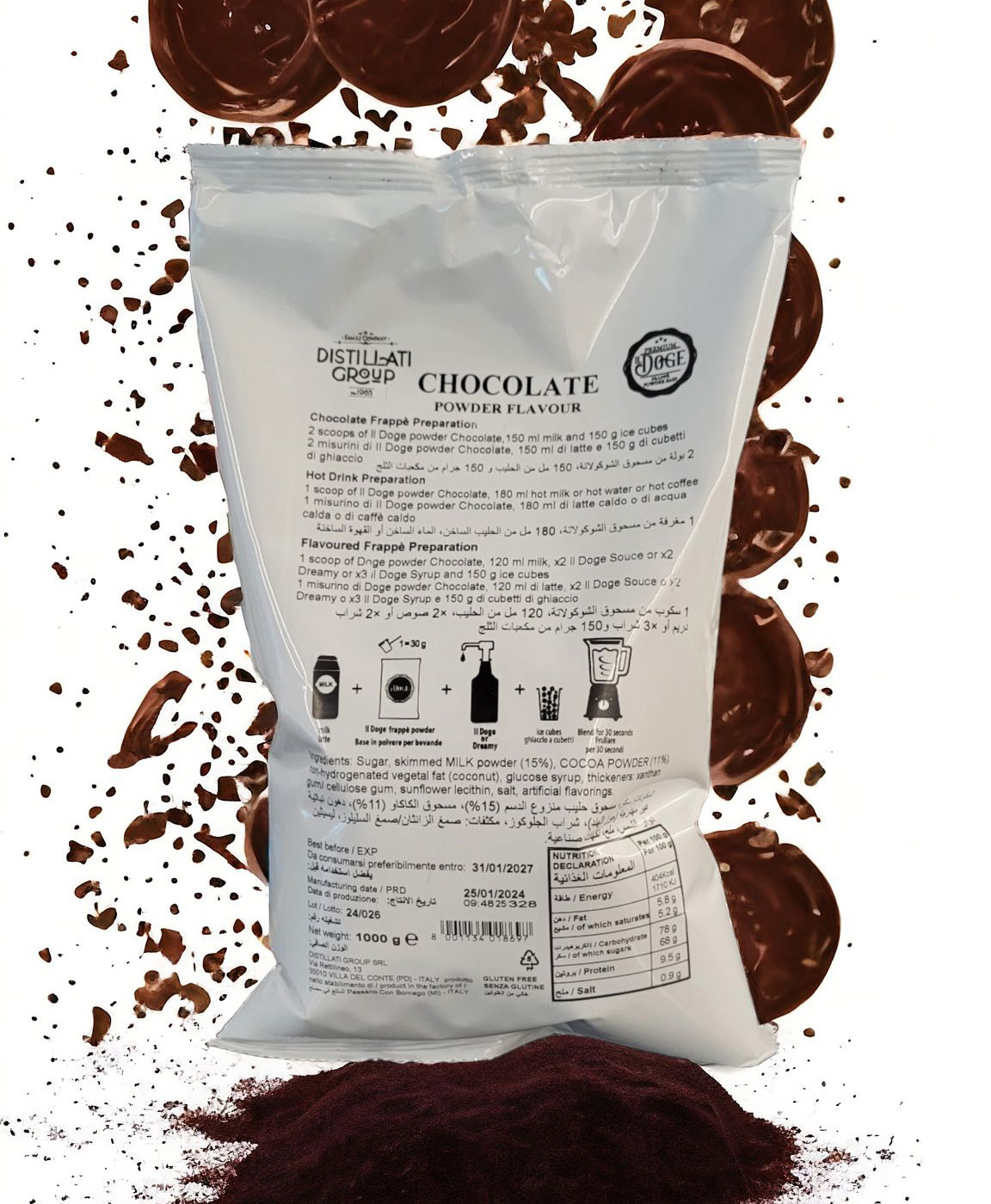 il doge powder chocolate