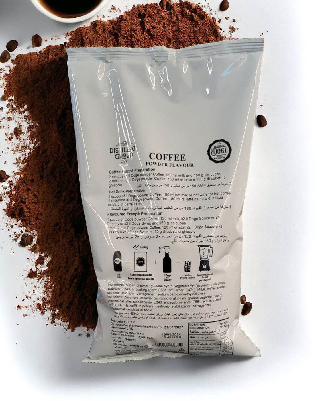 il doge powder coffee